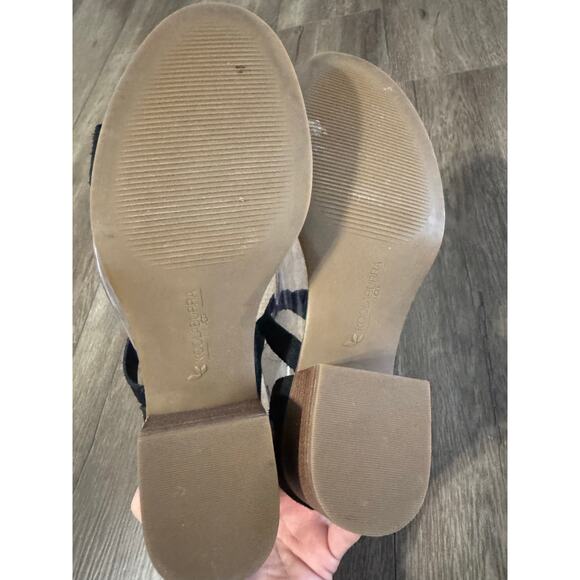 Ugg by Koolaburra Black Eliani Block Heeled Sandals Size 10 - Picture 7 of 7